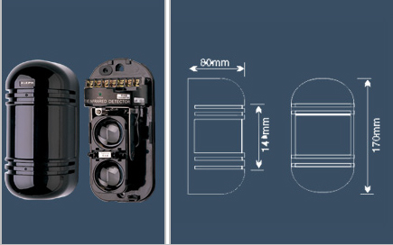 防盜報警產品艾禮富室外主動紅外對射