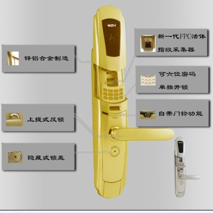 物華指紋智能門鎖