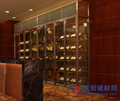 玫瑰金不銹鋼酒柜 酒店不銹鋼酒柜價(jià)格 定做廠家