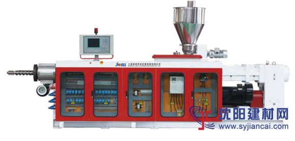 上海金緯機械優(yōu)質(zhì)高速型材專用錐雙擠出機廠家圖片